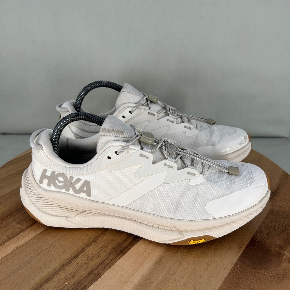 Hoka One One Womens Transport Eggnog Running Shoes 1123154-EEGG Size 9.5B